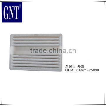 low price Cab air Filter for Kubota excavator parts