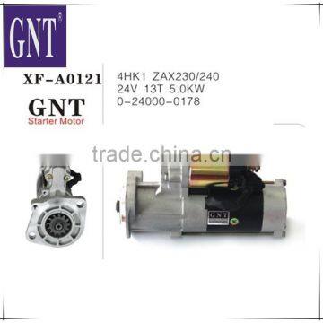 excavator engine starter motor for ZAX230 ZAX240 4HK1