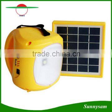 Portable Solar Camping Light with Lighting and USB Mobile Phone Charging