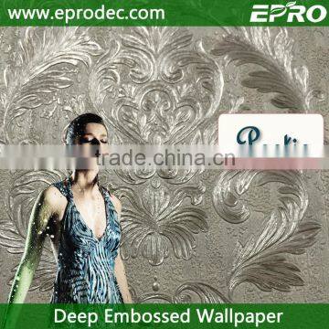 new Chinese design european style Sound-Absorbing wall decoration wallpaper