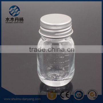 Hot selling 30ml mason glass jar food jar with aluminun cap