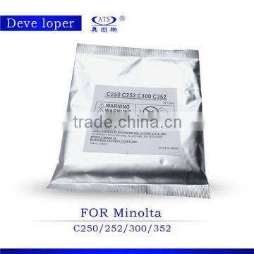 200g Developer Compatible for Minolta C250/ 252/ 300/ 352 Color Copier Spare Part, 4 Pcs/ Lot for CKMY photo-4