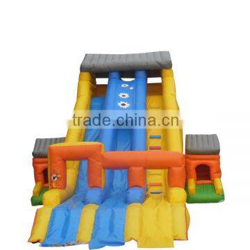 2015 hot commercial inflatable crazy penguin party slide