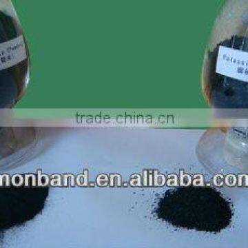 potassium humate black shiny flake 98%