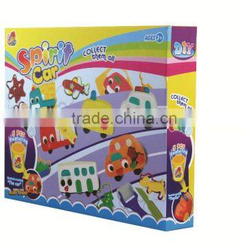 Colorful playdough fairy car game for children non -toxic modeling clay