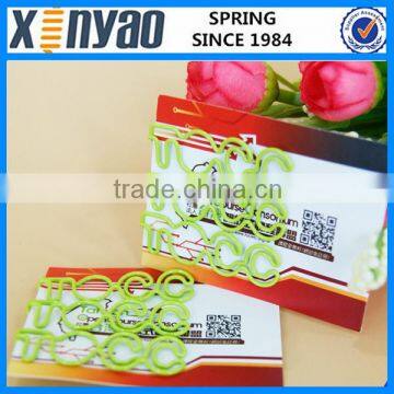 Hight Quality Promotional Gifts Custom Logo Metal Letter Shape Paper Clips Quality Choice photo-3