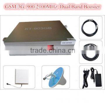 home gsm signal booster, dual band gsm repeater for gsm+wcdma, 3g signal booster