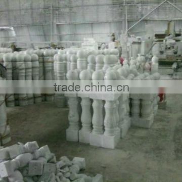 Railing pillars columns for decorated products, stone railing balustrade