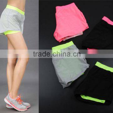 Custom Comfortable Training Runing Plain Design Girls Safety Shorts