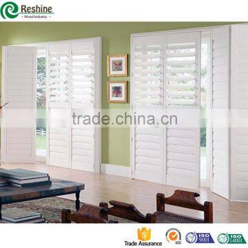 Solid Poly plantation shutter blinds