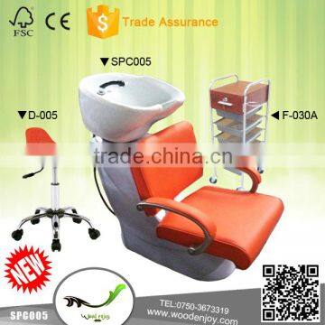 One set of SPC005 salon shampoo bed salon trolley Hairdressing chair