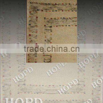 Plain style wool hand woven carpets& rugs