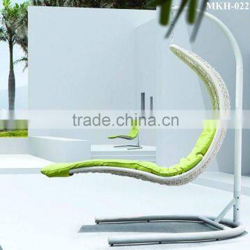 Synthetic half moon rattan swing chair - Wicker Hanging chair Furniture