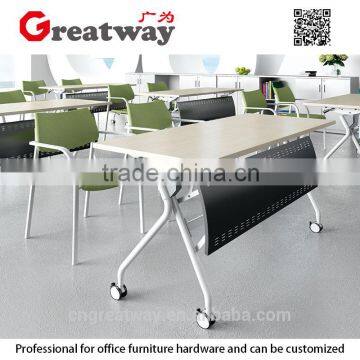 korean folding table training room furniture durable korean folding table(QM-13)