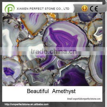 Beautiful Color Amethyst Quartz Stone