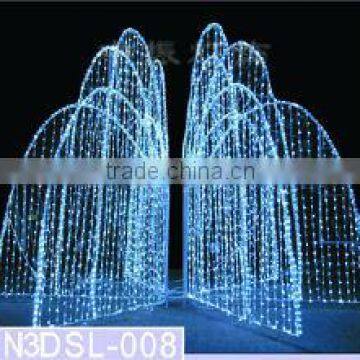 New 3D led decorative light,christmas led decor motif light,outdoor decor motif light