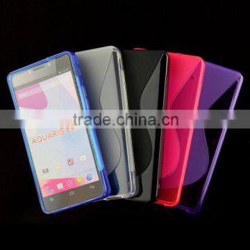 High Quality Jelly TPU Case For BLU Quattro Aquaris E4.5