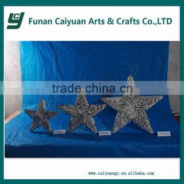 New product hot sell wicker wooden christmas star decoration 2013