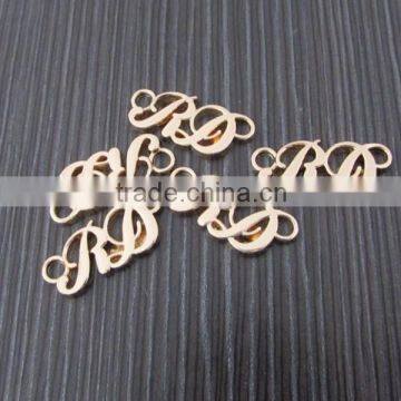 Special Letter Shape Logo Designed Metal Plate photo-2