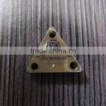 Golden Triangle Plastic Made Resin Label photo-2