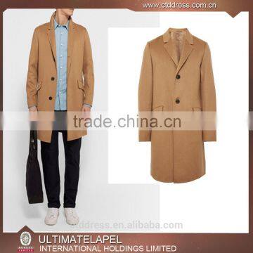 New design wool long overcoats for men made in China