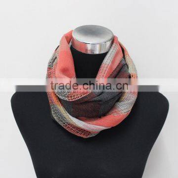 Gift Top Quality Warm Unisex Spring Women 2016 Large Size Plaid Scarves Pashmina Infinity Scarf Women