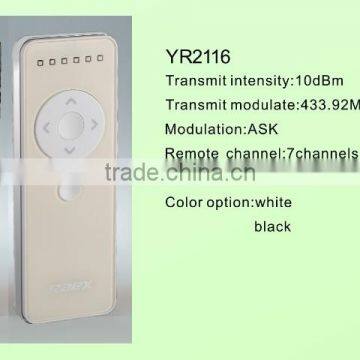 Fashion transmitter curtain motor remote YR2116