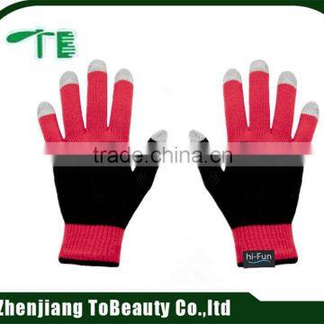 Winter cheap customized promotional magic gloves