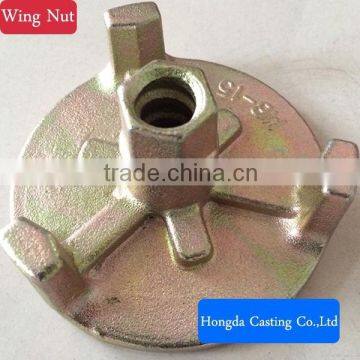 Nodular Cast Iron Formwork Wing Nut Anchor Nut Chinese Manufaturer