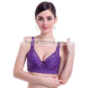 Big yards summer slim lace molded cup bra summer sexy young woman underwear thin breathable comfort bra free shipping