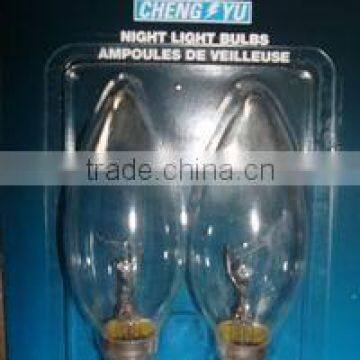 C35 Candle Lighting Bulbs/blister packing