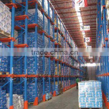 powder coating FIFO cold room pallet storage racking system