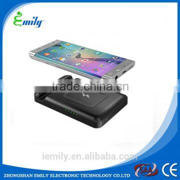 High Quality 3 Coils Qi Wireless Charger Power Bank,portable and Slim Wireless Charger Power Bank for Pad Holder photo-6