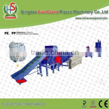 Waste pp woven bags washing crushing system