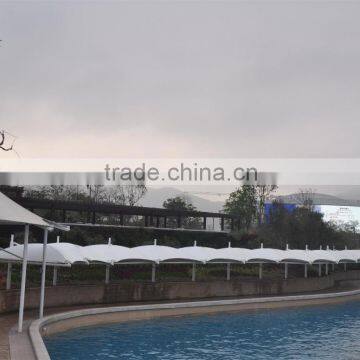 PVDF Tensile Fabric Architecture Membrane Structure for Walkway Cover photo-4