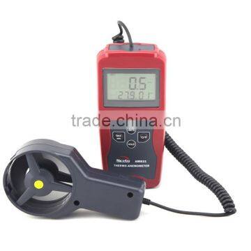 AM831 Digital Vane Anemometer Wind Speed Temperatuer and Humidity