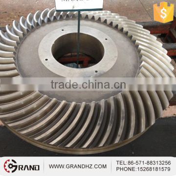 Large moudle bevel gear used in cement lines