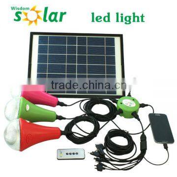 Factory price solar panel solar lights with remote control