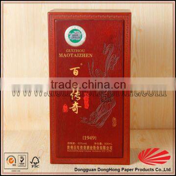 Super Quality Cardbaord Paper White Spirit Packaging Box photo-2