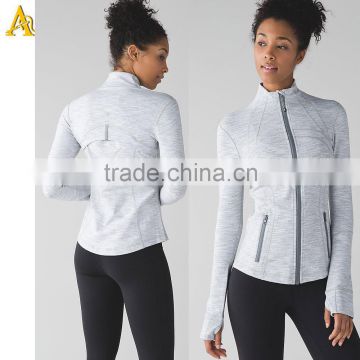 2016 Woman High Quality Wholesale Fitness Wear Sports Jacket Women gery Yoga Jackets