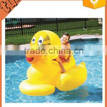 Summer Day Favorite can ride inflatable duck for swimming pool