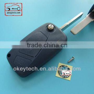 Best price car key case Fiat flip key shell 3 button for fiat flip key case for fiat key