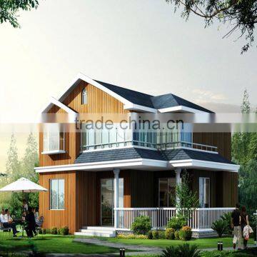Luxury villa with modern steel main frame