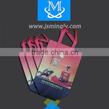2016 TOP Selling Ultrasonically Welded Wine Handle Bag