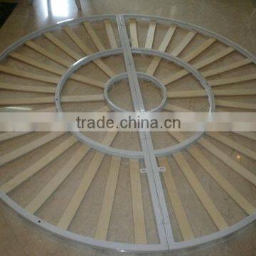 round slatted bed frame