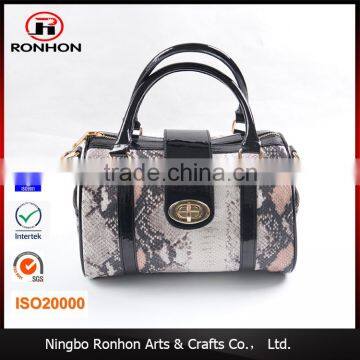 2016 Trency Snakeskin Leather Bag, fashion hand bag