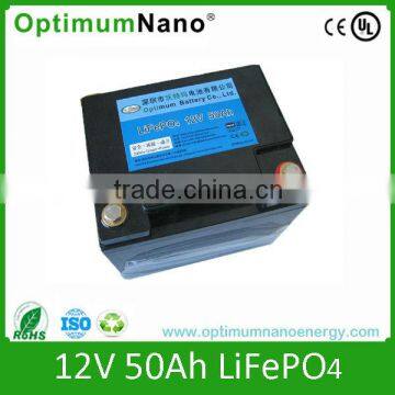 Lithium ion battery 12v 50ah lifepo4 battery for aided wheelchair