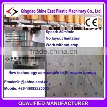 TPU PP PE BOPP LDPP Mulch Film hole punching machine / mirco hot needle perforating machine