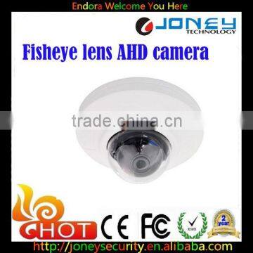 960p panoramic Fisheye lens 130/180/360 AHD camera with 1.3 megapixel cmos sensor of vandal proof mini Doom camera