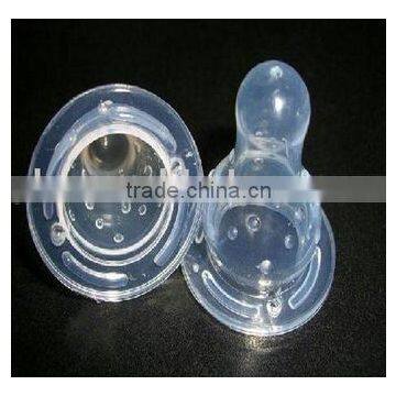 100% FDA Silicon Transparent Baby Feeding Nipple